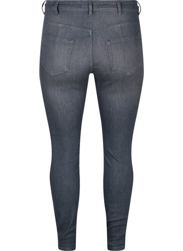 Zizzifashion High-waisted, push-up Amy jeans, Grey Denim, Packshot image number 1