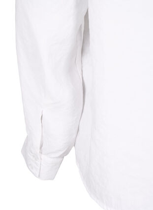 Zizzifashion Long-sleeved shirt in TENCEL™ Modal, Bright White, Packshot image number 4