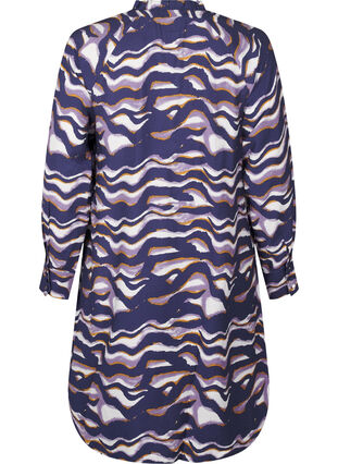 Zizzifashion Knee-length dress with print and A-shape, Naval Academy AOP, Packshot image number 1