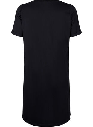 Zizzifashion Cotton t-shirt dress, Black, Packshot image number 1