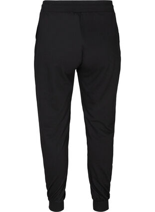 Zizzifashion Loose tracksuit trousers with pockets, Black, Packshot image number 1