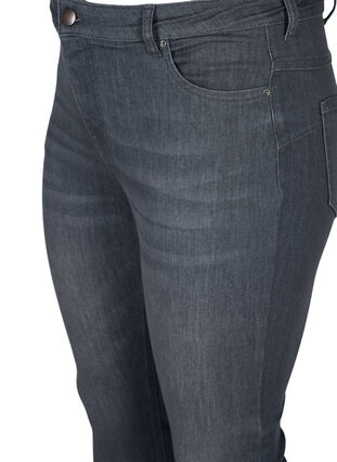 Zizzifashion High-waisted, push-up Amy jeans, Grey Denim, Packshot image number 2