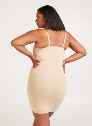 Torsette shapewear with thin straps