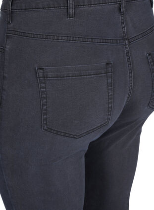 Zizzifashion High-waisted super slim Amy jeans , Grey Denim, Packshot image number 3