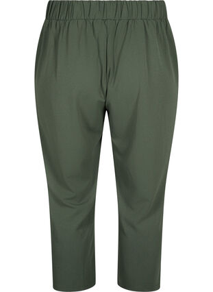 Zizzifashion 7/8 pants with loose fit, Thyme, Packshot image number 1