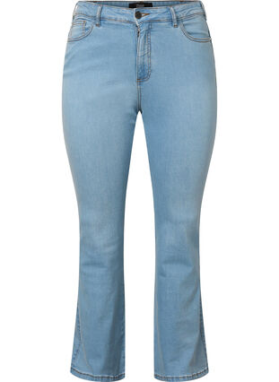 Zizzifashion High-waisted Ellen bootcut jeans, Ex Lgt Blue, Packshot image number 0