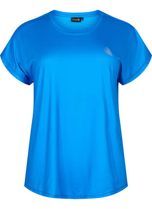 Zizzifashion Short sleeved workout t-shirt, Brilliant Blue, Packshot image number 0