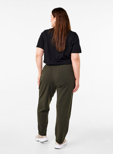 Zizzifashion FLASH - Straight fit trousers, Peat, Model image number 1