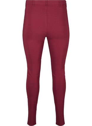 Zizzifashion Close-fitting trousers with zipper details, Port Royal, Packshot image number 1