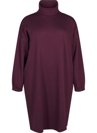 A-shaped turtleneck dress