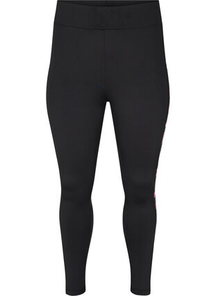 CORE, SUPER TENSION TIGHTS - 3/4 training tights with pocket - Black - Sz.  42-60 - Zizzifashion