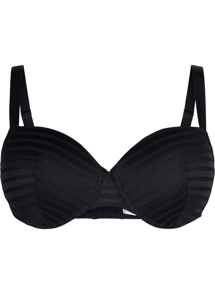 Buy Featherline Padded Non Wired Full Coverage T-Shirt Bra - Black at  Rs.650 online