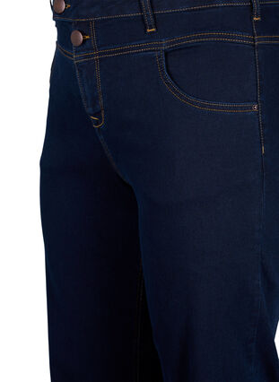 Zizzifashion Regular fit Gemma jeans with a high waist, Blue denim, Packshot image number 2