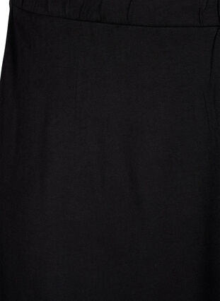 Zizzifashion 2-pack skirt in viscose, Black / Black W. dot, Packshot image number 3