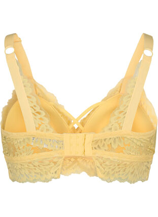 Bralette with string detail and soft padding - Yellow - Sz. 85E-115H -  Zizzifashion
