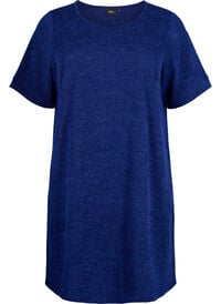 T-shirt dress with pockets and short sleeves