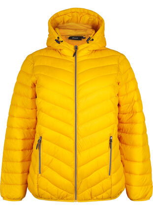 Zizzifashion Lightweight jacket with hood, Golden Orange, Packshot image number 0