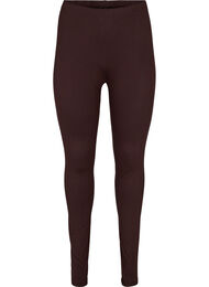 Basic viscose leggings, Coffee Bean, Packshot