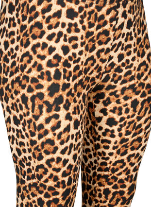 Zizzifashion Viscose leggings with leopard print, Leo, Packshot image number 2