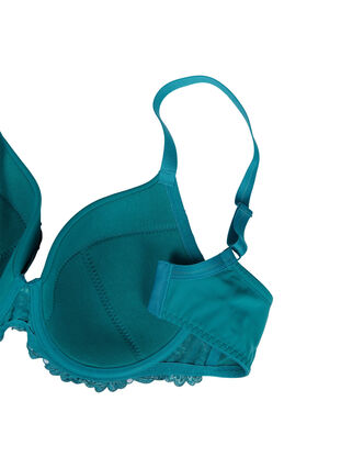 Buy A-GG Turquoise Supersoft Lace Full Cup Padded Bra - 32C, Bras