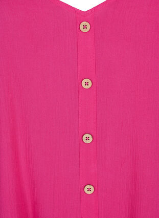 Zizzifashion Viscose top with narrow straps, Raspberry Sorbet, Packshot image number 2
