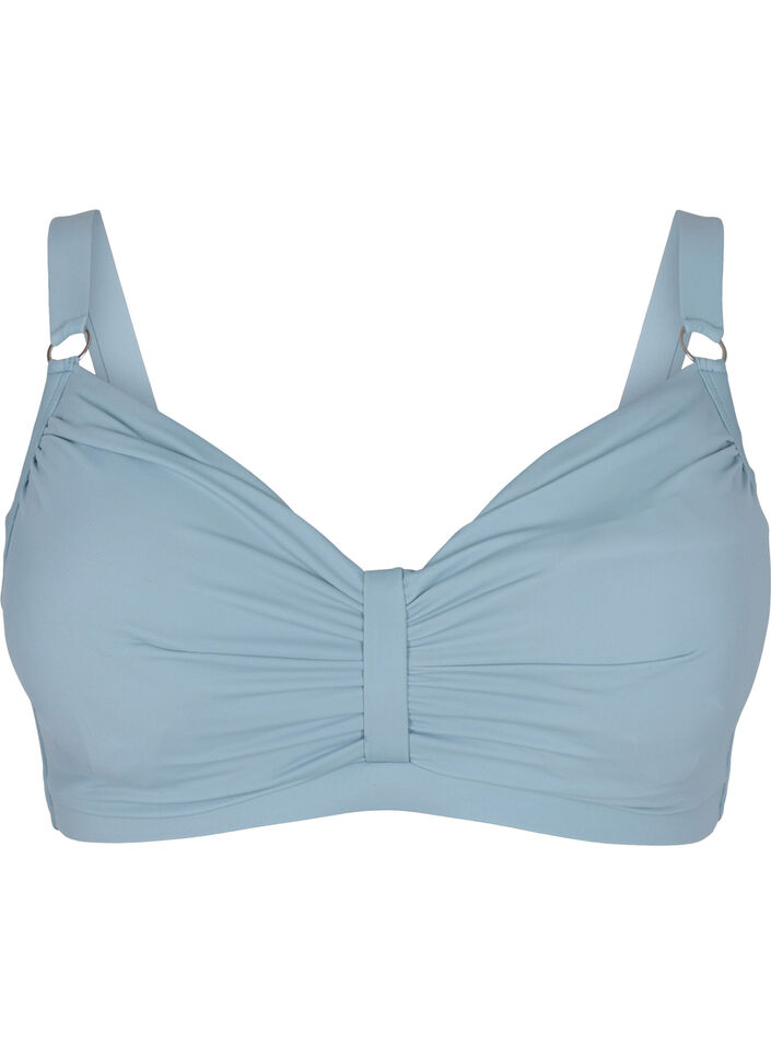 Buy ZITIQUE Women's Japanese Style Solid Color Seamless Push Up Bra - Blue  2024 Online