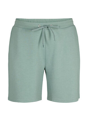 Zizzifashion Shorts made of modal mix with pockets, Chinois Green, Packshot image number 0