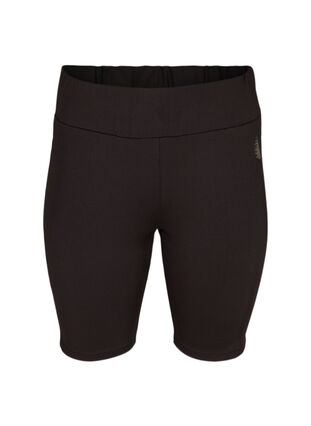 Zizzi CLOSE FITTING BLEND CAPRIS - Shorts - black 