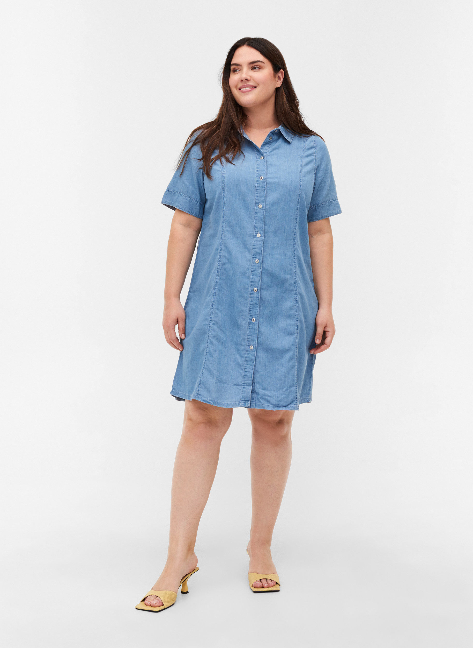 Panelled Denim Dress by Country Road Online | THE ICONIC | Australia
