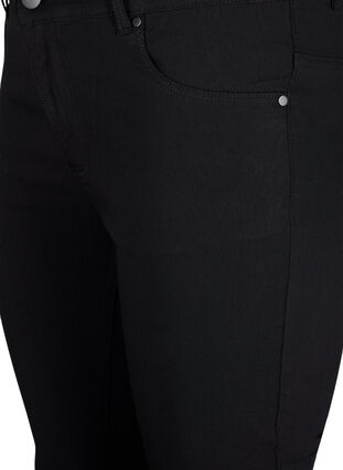 Zizzifashion Slim fit trousers with pockets, Black, Packshot image number 2