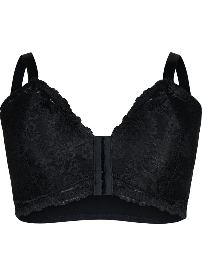 Lamious Front Closure Bra, Lily Zero Feel Lace Full Coverage Front Closure  Bra, Lamious Lace Bra (Black,M) at  Women's Clothing store