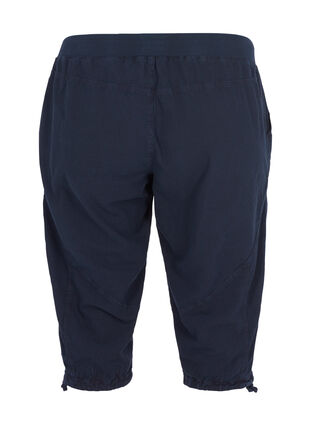 Zizzifashion Cotton Capri trousers , Night Sky, Packshot image number 1