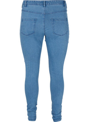 Zizzifashion High-waisted super slim Amy jeans , Light blue, Packshot image number 1