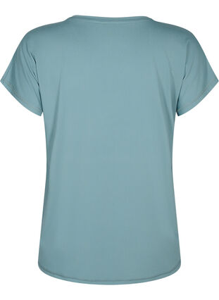 Zizzifashion Short-sleeved workout t-shirt, North Atlantic, Packshot image number 1