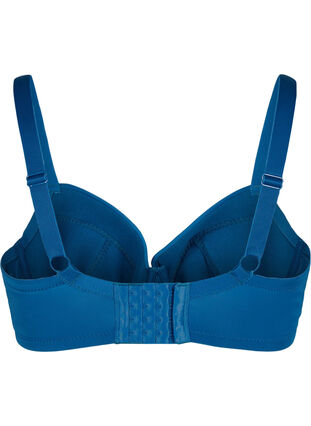 PJRYC Women's Bra Large Size Fashion Casual Sexy V-neck Solid Color Breast  Pad Lace Sling (Color : Blue, Cup Size : 34B) : : Fashion