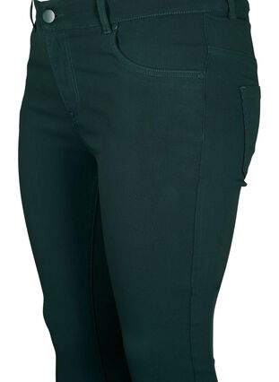 Zizzifashion Slim fit trousers with pockets, Scarab, Packshot image number 2