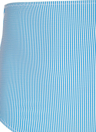 Zizzifashion Striped bikini bottom with an extra high waist, BlueWhite Stripe AOP, Packshot image number 2