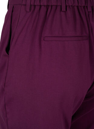 Zizzifashion Cropped Maddison trousers, Potent Purple, Packshot image number 3