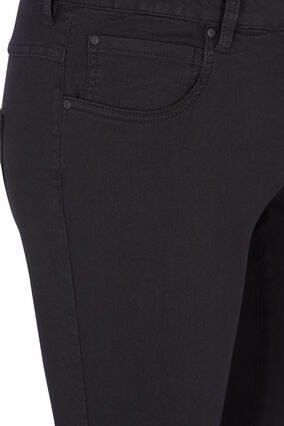 Zizzifashion High-waisted super slim Amy jeans , Black, Packshot image number 3