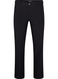 Classic pants in a viscose mix, Black, Packshot