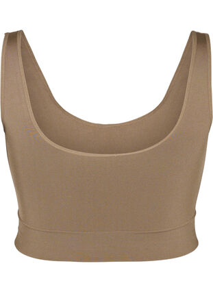 Seamless bra with round neckline - Beige - Sz. 85E-115H - Zizzifashion