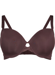 Moulded bra with cross detail, Chicory Coffee, Packshot