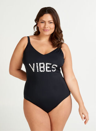 Zizzifashion Swimsuit, Black, Model image number 0