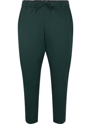 Zizzifashion Cropped Maddison trousers, Scarab, Packshot image number 0