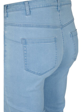 Zizzifashion Slim fit Emily jeans with normal waist, Ex Lt Blue, Packshot image number 3
