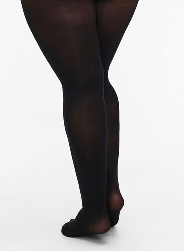 Zizzifashion 2-pack tights in 60 denier, Black, Model image number 1