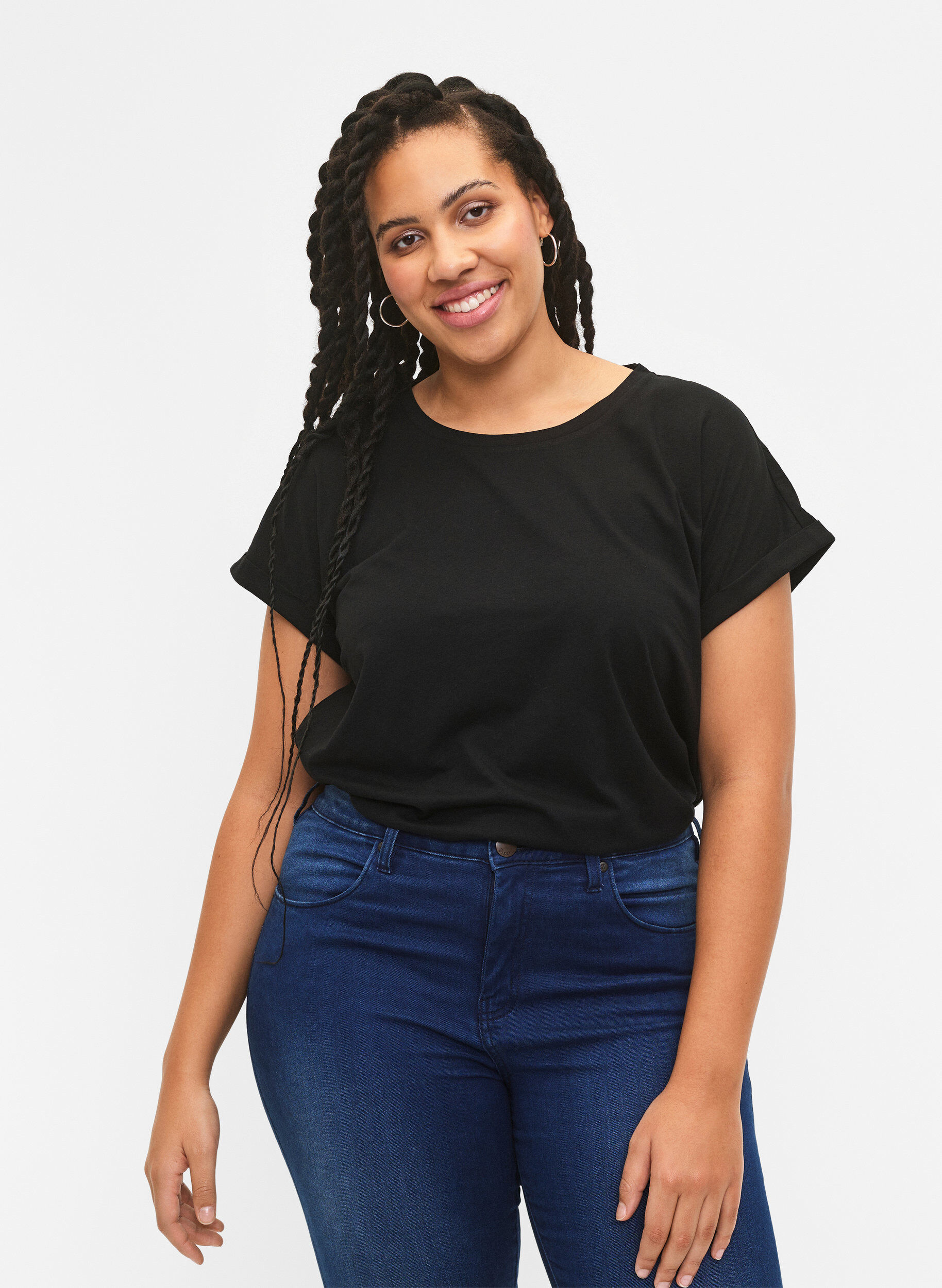 womens plus size cotton tops