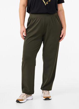 Zizzifashion FLASH - Straight fit trousers, Peat, Model image number 2