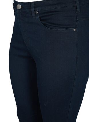 Zizzifashion Super slim Amy jeans with high waist, Unwashed, Packshot image number 2