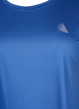 Zizzifashion Short sleeved workout t-shirt, Sodalite Blue, Packshot image number 2